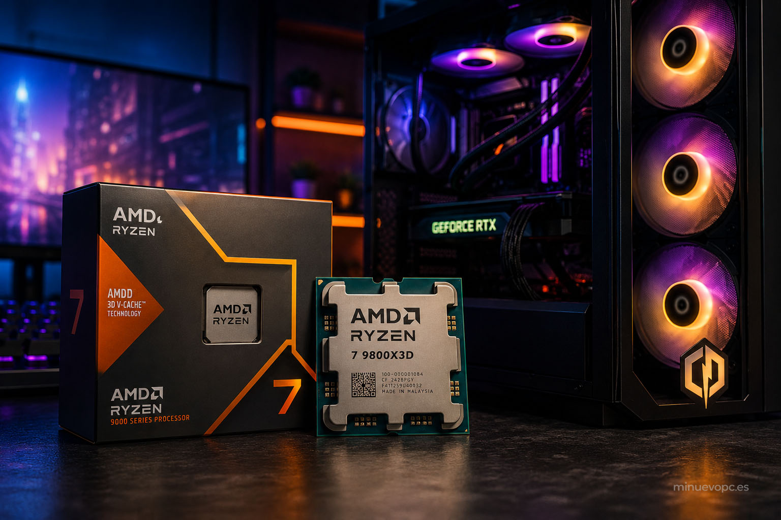 AMD Ryzen 7 9800X3D en entorno gaming