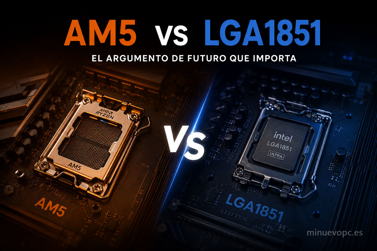 Comparativa entre las plataformas AMD AM5 e Intel LGA1851 para futuras actualizaciones de procesador
