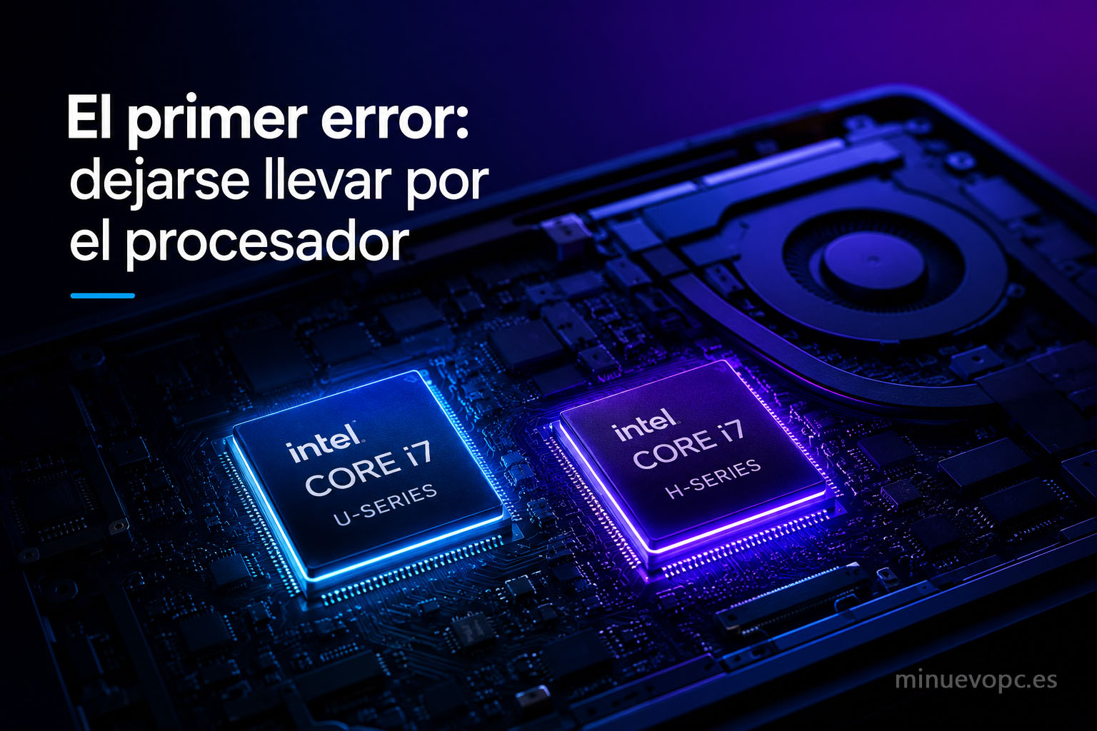 Diferencias entre procesadores serie U y serie H en portátiles antes de comprar
