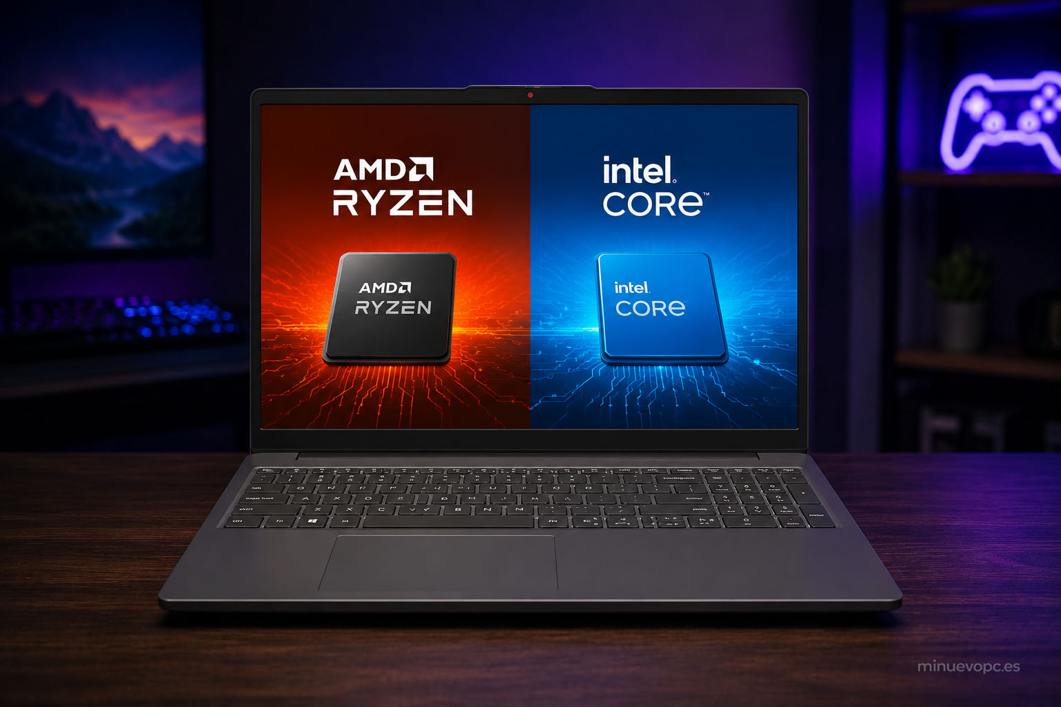 procesador intel core y amd ryzen en ordenadores portátiles cual elegir