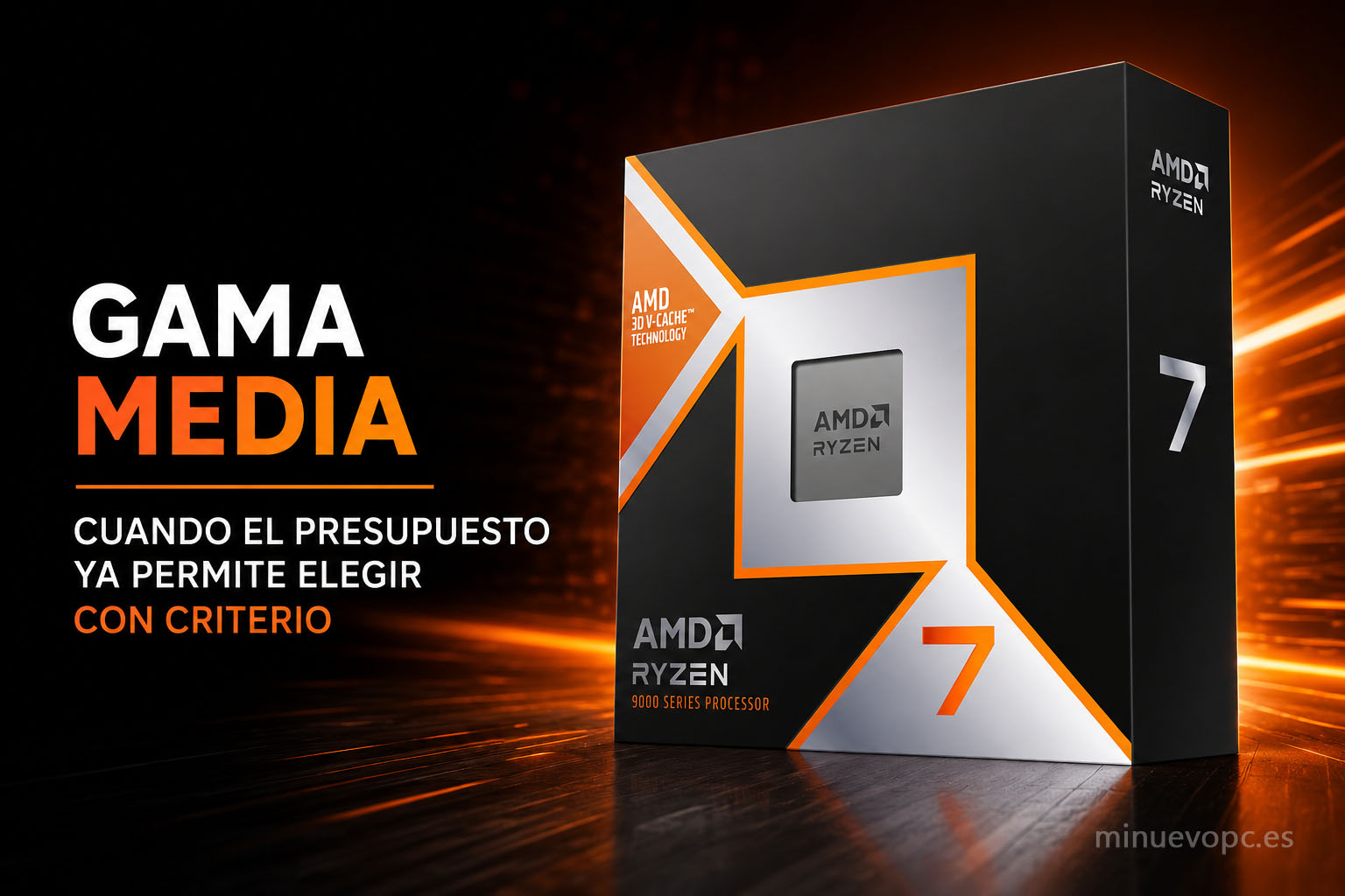 AMD Ryzen 7 con tecnología 3D V-Cache, uno de los mejores procesadores para gaming competitivo
