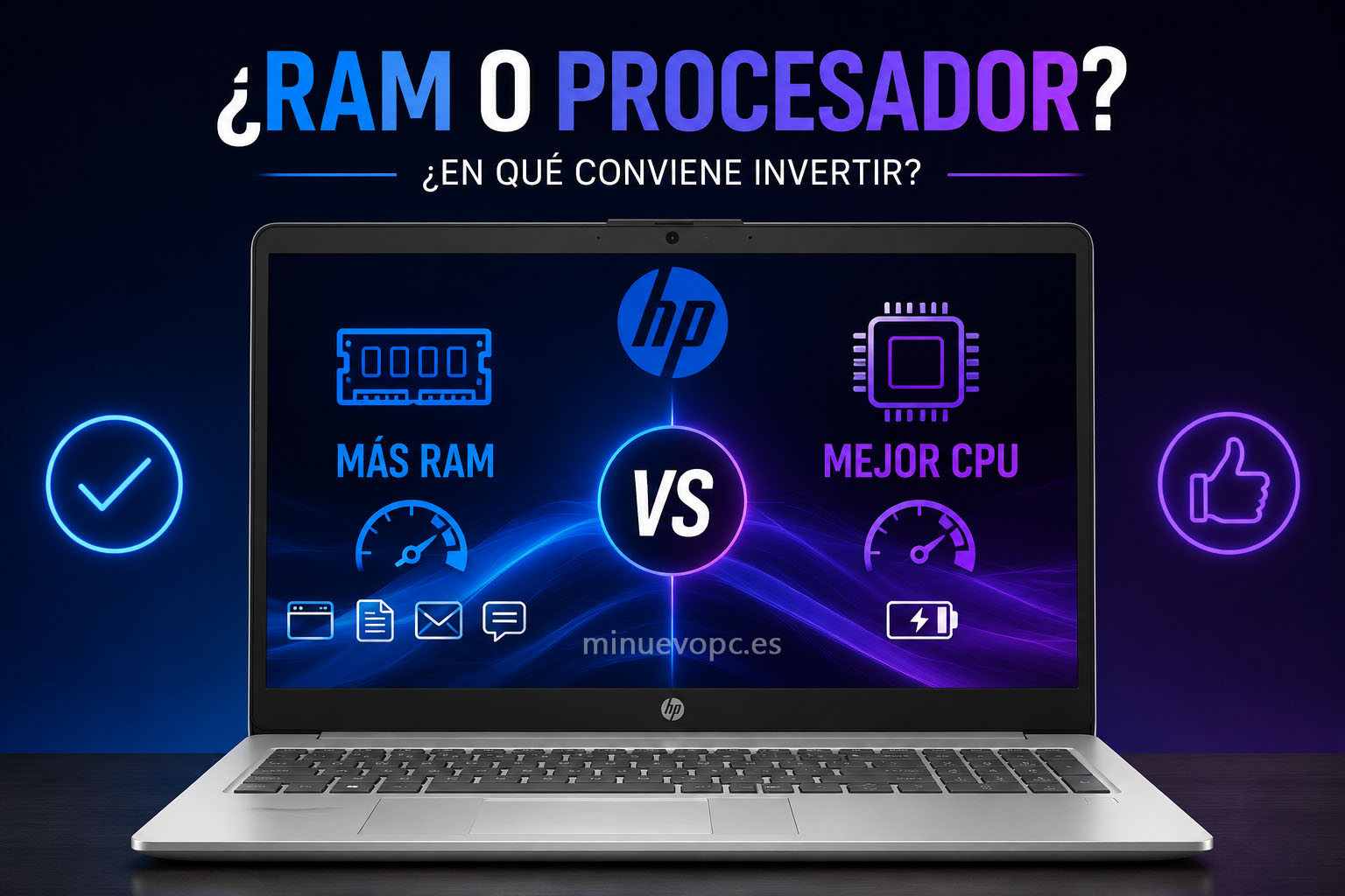 Portátil potente con 32 GB de RAM y procesador Ryzen ideal para multitarea y productividad diaria