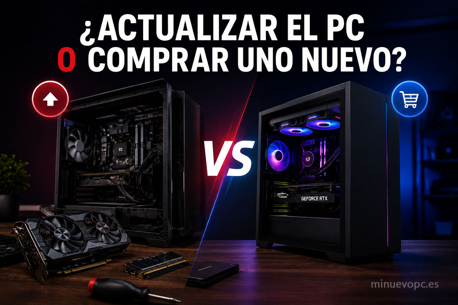 ¿Actualizar el PC o comprar uno nuevo? Guía para elegir la mejor opción según el hardware, presupuesto y rendimiento que necesitas