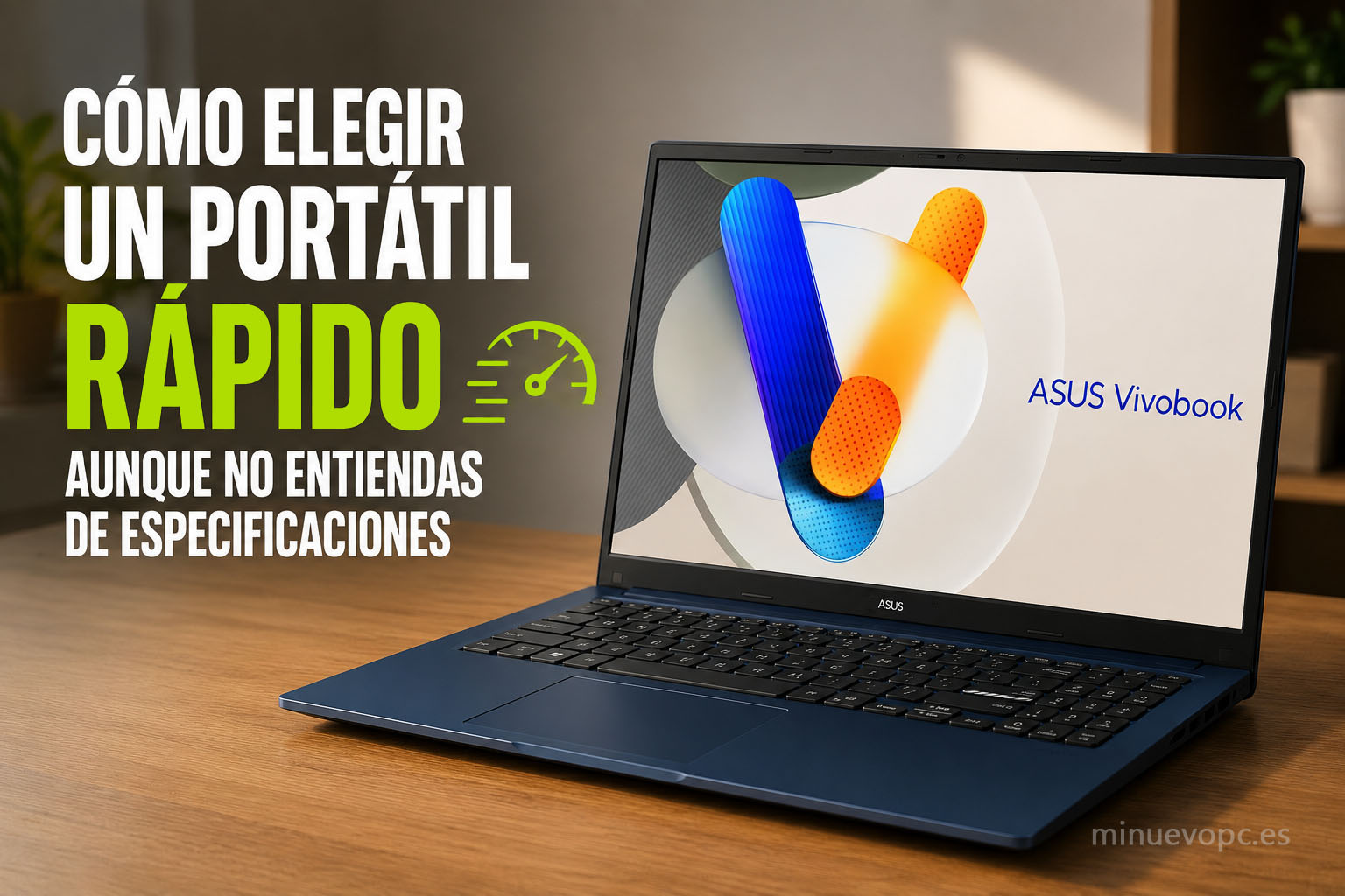 Guía para elegir un portátil rápido sin entender especificaciones, comparando características que realmente influyen en el rendimiento