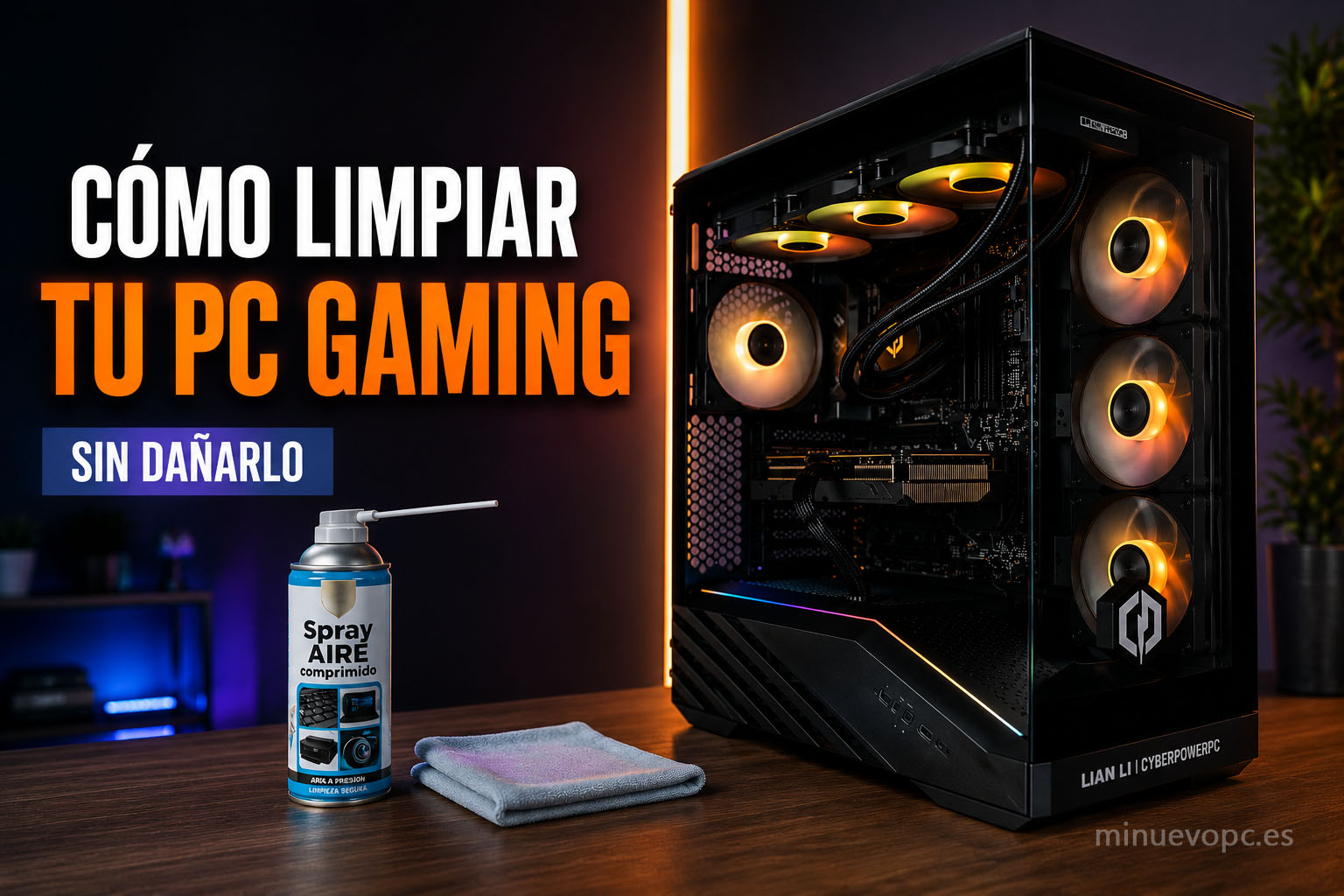 Cómo limpiar un PC gaming correctamente para mejorar temperaturas, rendimiento y vida útil de los componentes