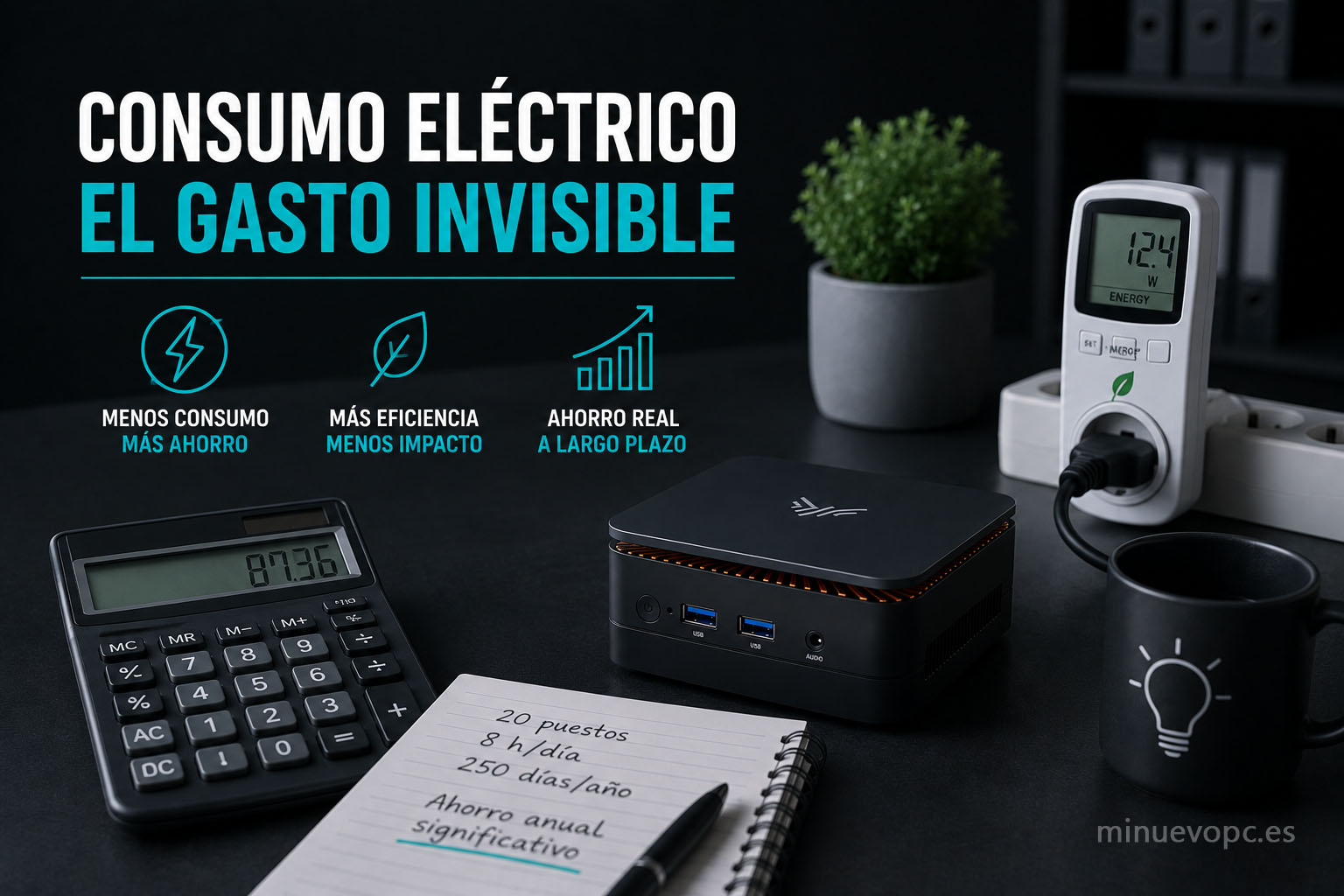 Mini PCs y ordenadores de bajo consumo para oficina: ahorro energético real y mejor calidad precio para empresas.