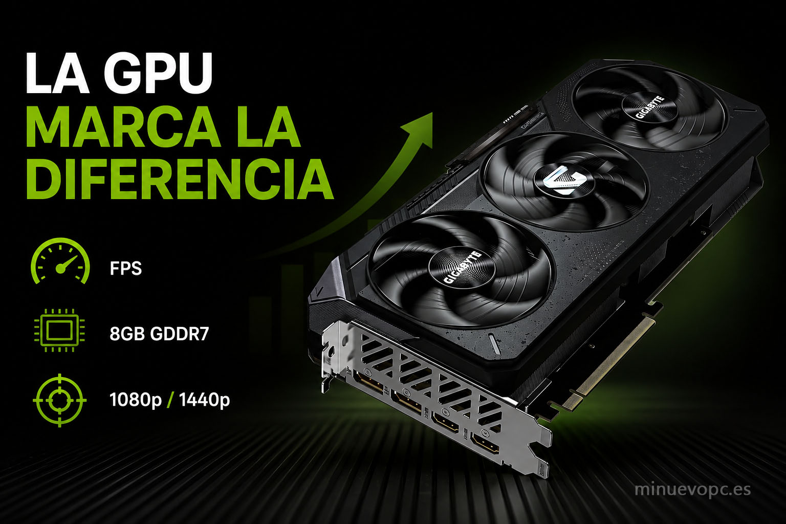 Tarjeta gráfica para gaming calidad precio con potencia para 1080p y 1440p, componente clave antes de comprar un PC gaming equilibrado
