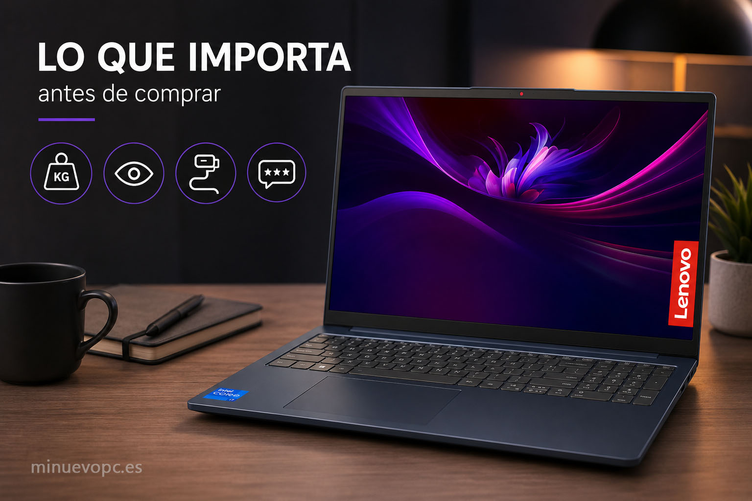 Qué revisar antes de comprar un portátil: peso real, pantalla, puertos y opiniones útiles