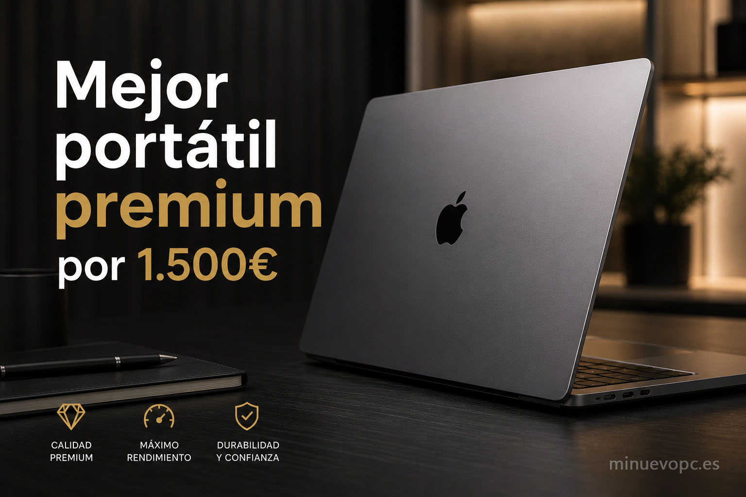 Comprar portátil premium por 1.500 euros con pantalla de alta calidad, autonomía duradera y excelente relación calidad precio.