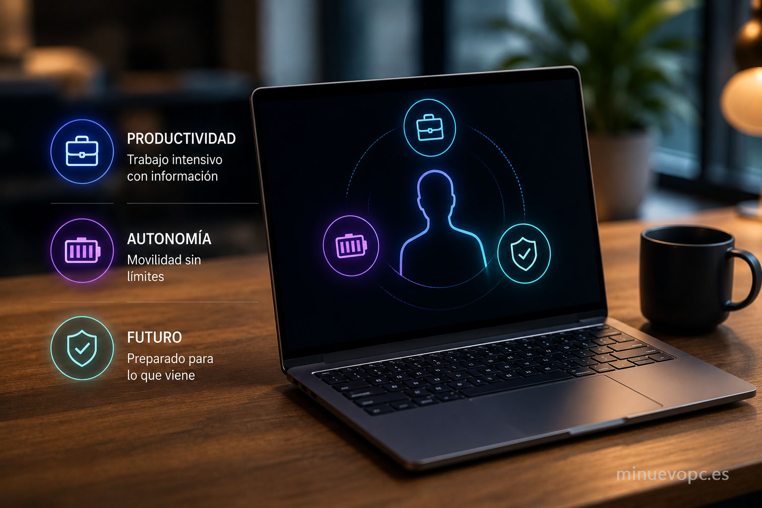 Comprar portátil con IA para productividad, trabajo móvil y uso a largo plazo, una opción preparada para futuras funciones inteligentes