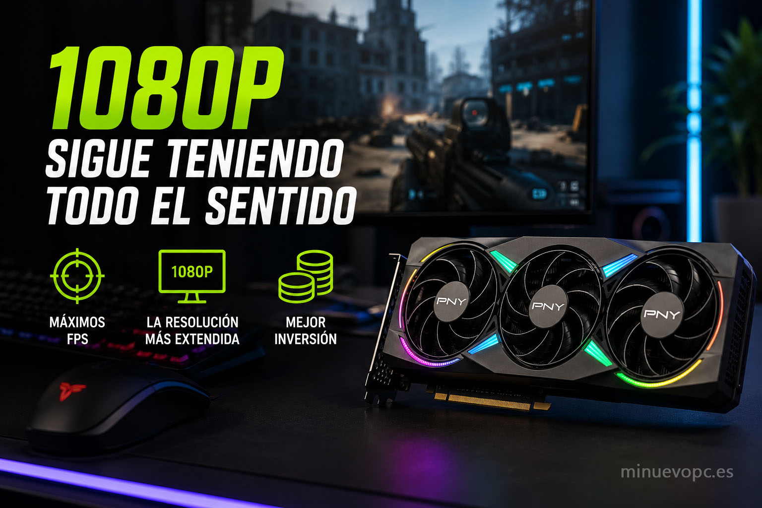 Gaming en 1080p con alta tasa de refresco y buena relación calidad precio para disfrutar de más FPS sin gastar de más