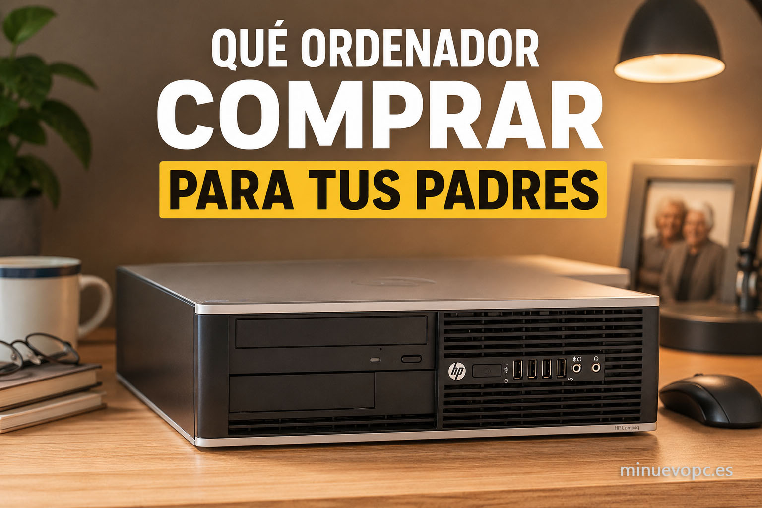 Comprar ordenador para personas mayores con SSD y Windows 11: sobremesa compacto fácil de usar y fiable.