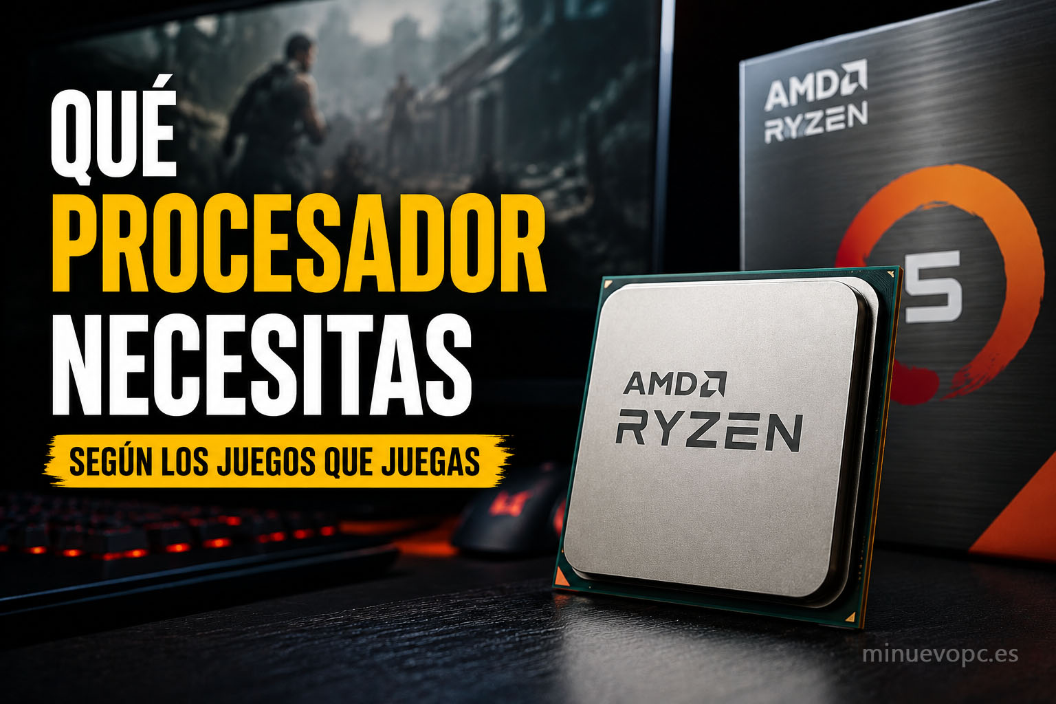 Guía para elegir el mejor procesador gaming según el tipo de juego y encontrar la mejor relación calidad precio