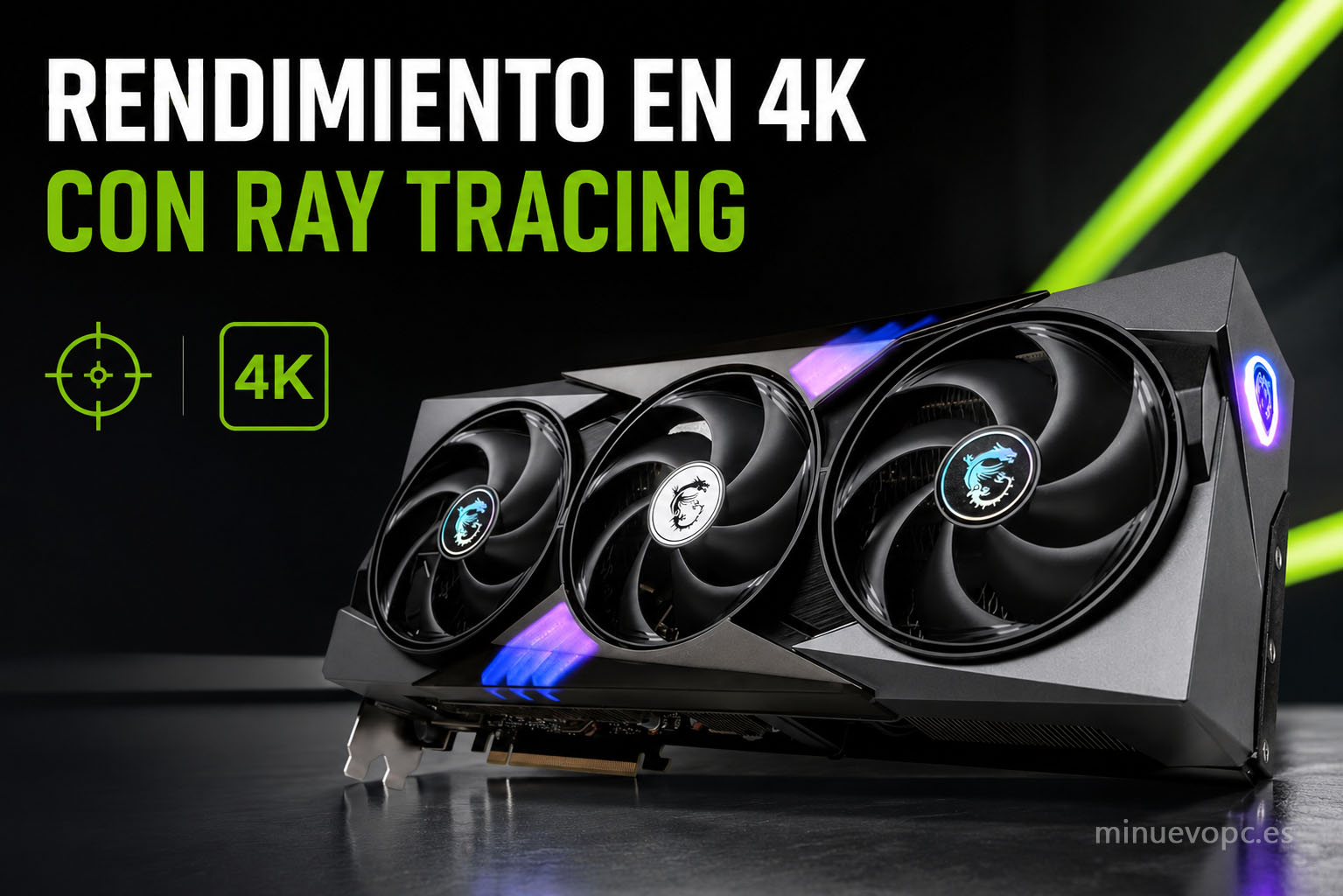 Rendimiento gaming en 4K con ray tracing donde la RTX 5090 supera a la RTX 5080 con mayor estabilidad y potencia gráfica