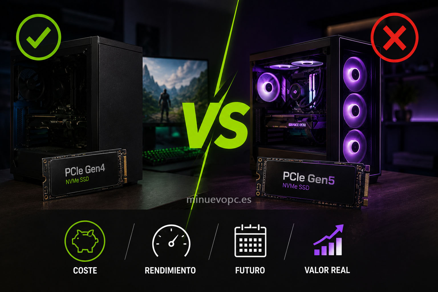 Comparativa entre actualizar un PC con SSD Gen4 o comprar un equipo nuevo con compatibilidad PCIe Gen5