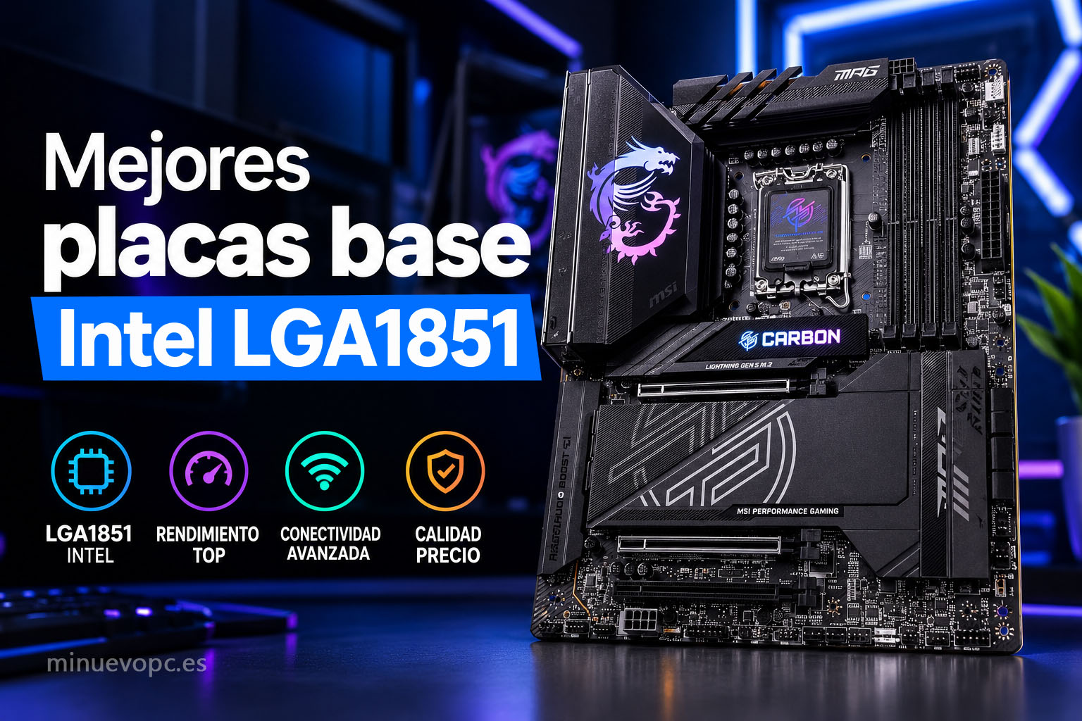 Mejores placas base Intel LGA1851 B860 y Z890 para elegir